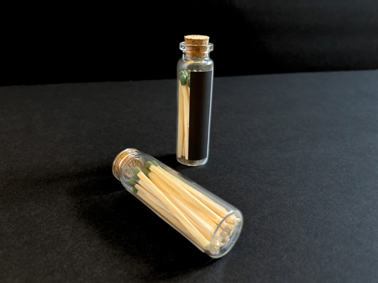 Corked Bottle of 20 Safety Matches