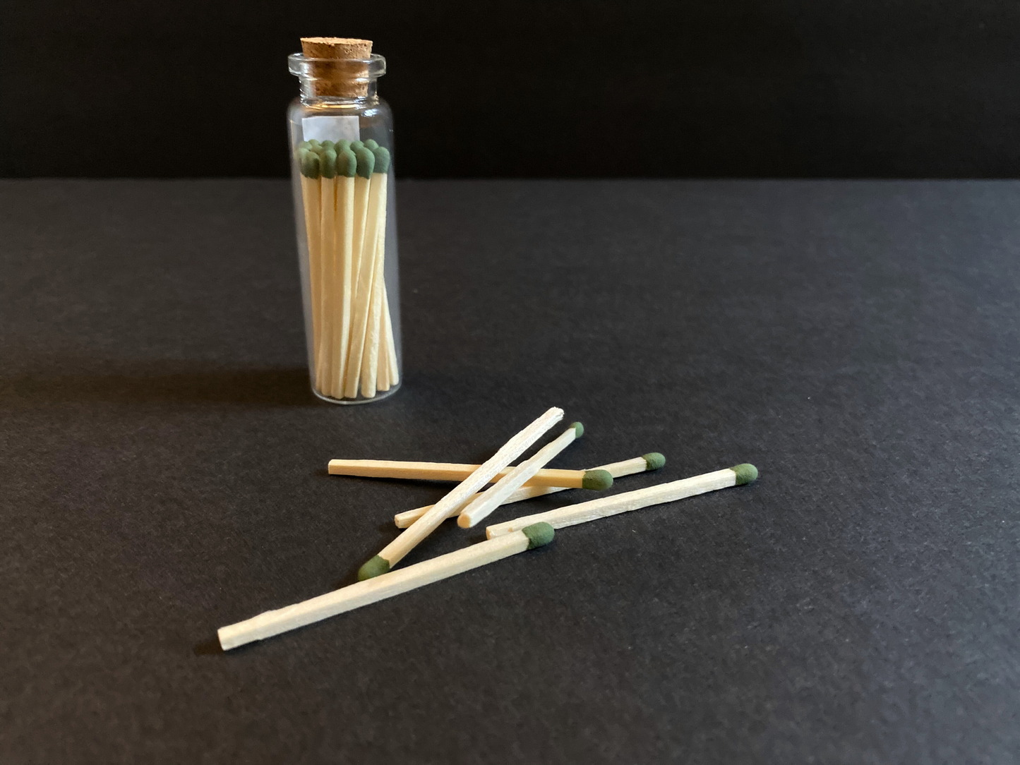 Corked Bottle of 20 Safety Matches